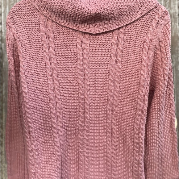 Women’s Jeanne Pierre cable knit sweater large - Picture 3 of 3